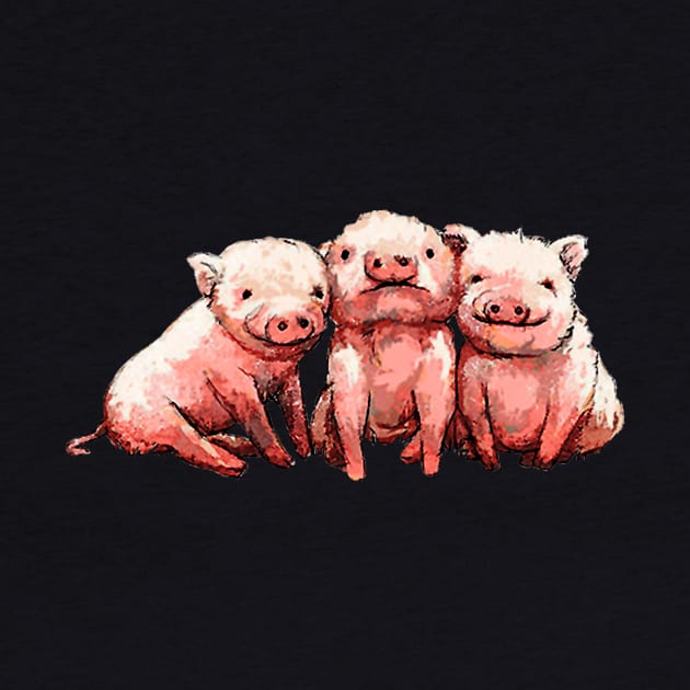 Three Cute Pig. by tonydale